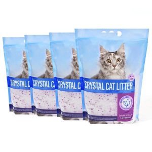 Neat and tidy crystal silica cat litter pellets