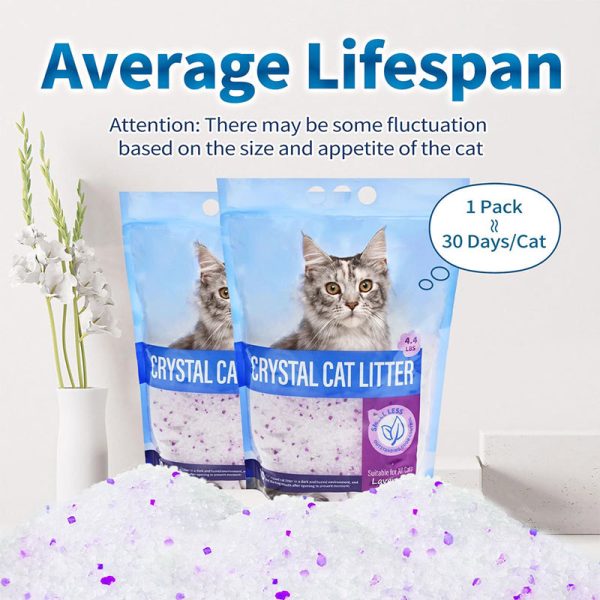 Neat and tidy crystal silica cat litter pellets - Image 3