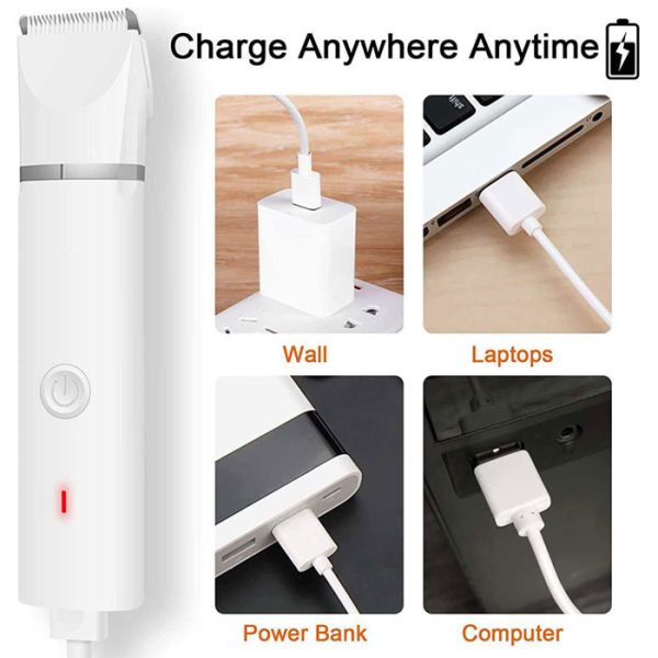 Silent 4-in-1 Waterproof Charging Dog Hair Trimmer - Image 2
