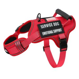 Service Tactical Dog Harness Vest Seat Belt