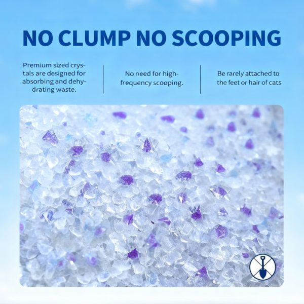 Neat and tidy crystal silica cat litter pellets - Image 2