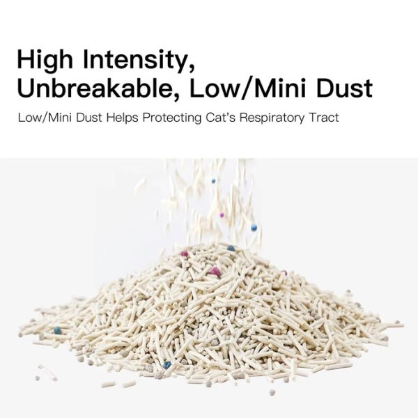 Best Tidy Flushable Tofu Cat Litter, 6 Bags - Image 2